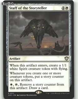 Staff of the Storyteller [SOC - 111] Commander: Secrets of Strixhaven - Image 2