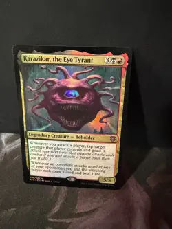 MTG Karazikar, the Eye Tyrant Commander: Adventures in the Forgotten Realms Foil - Image 1