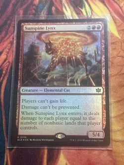 Sunspine Lynx - Foil Bloomburrow Mtg - Image 5