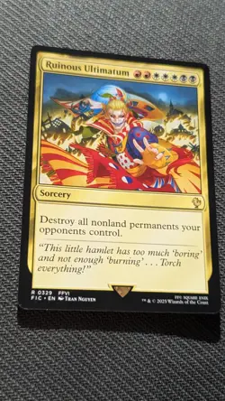 MTG ~ Ruinous Ultimatum ~ Final Fantasy ~ Near Mint ~ Rare - Image 1