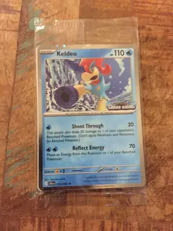 SEALED Pokemon Keldeo 019/086 Chaos Rising Promo Holo 110 HP English Arita - Image 1