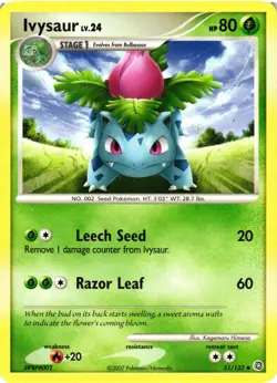 Pokemon TCG Ivysaur 51/132 Uncommon Secret Wonders MP - Image 1