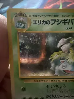 Pokemon Erika’s Venusaur Japanese Gym 2 Challenge No. 003 Rare Holo - SWIRL - Image 3