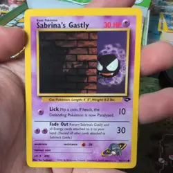 Pokemon TCG Sabrina's Gastly 96/132 Gym Challenge Unlimited Edition Near Mint+ - Image 1