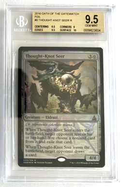 1/1 BGS 9.5 Thought-Knot Seer FOIL 2016 Oath of the Gatewatch #9 w/10 surface - Image 1