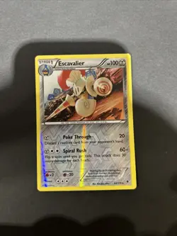 Escavalier - 64/119 - Rare - Reverse Holo NM English Pokemon Phantom Forces - Image 1