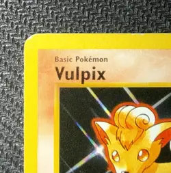 1999 Pokemon Base Set Vulpix Shadowless Blue Dot Error 68/102 Psa6 - Image 4