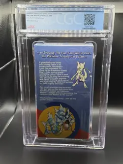 Pokemon TCG: Trainer Video VHS, WOTC; CGC 9.6 Sealed A++ - Image 2