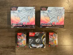 Chaos Rising Pokemon Center 2 ETB’s, 2 Booster Bundles, 1 Booster Box - In Hand - Image 1