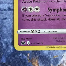 Pokemon TCG Sylveon SWSH211 Promo Holo SWSH Sword & Shield Stage 1 110 HP - Image 4