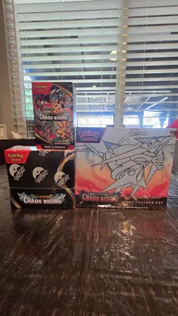 Pokemon Mega Evolution Chaos Rising P.C. Etb & Booster Box & Booster Bundle Lot - Image 2