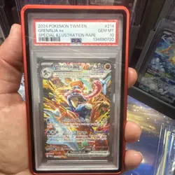 Pokemon Greninja ex Special Illustration Rare Holo 214/167 Sv06 EN PSA 10 - Image 1