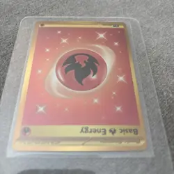 Basic Fire Energy Pokemon Obsidian Flames 230/197 Gold Secret Rare - Image 2