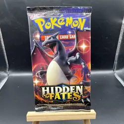 4x Sealed Hidden Fates Booster Packs (Pack Art Set) - Pokemon TCG - Image 1