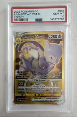 Mewtwo VSTAR (Secret) 086/078 Pokemon GO - Image 1