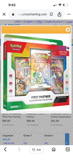 Pokemon TCG First Partner Illustration Collection Series 1 New Factory Sealed🔥 - Image 1
