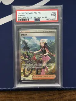 Pokemon TCG Dawn 129/094 ME02 Phantasmal Flames SIR Holo English PSA 9 - Image 1