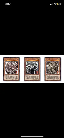 Yugioh Artwork Series Mini Hanging Scrolls Egyptian God Japanese UR Sumi-e New - Image 2