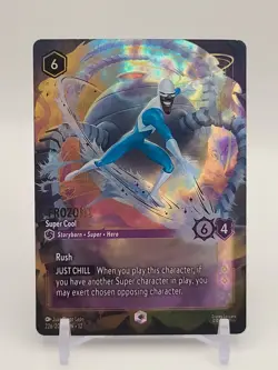 Disney Lorcana Wilds Unknown Frozone - Super Cool Enchanted Holo Foil 226/204 - Image 1
