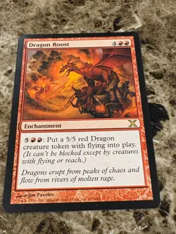 DRAGON ROOST Magic the Gathering MTG 10th Edition - Image 1