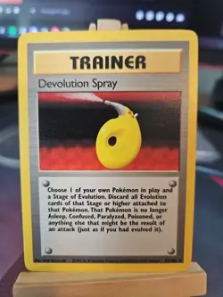 Pokemon TCG Devolution Spray 072/102 Base Set LP Rare - Image 1