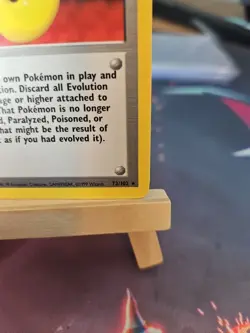 Pokemon TCG Devolution Spray 072/102 Base Set LP Rare - Image 4
