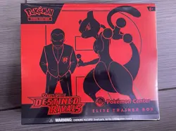 Pokemon Center Scarlet & Violet Destined Rivals Elite Trainer Box ETB Sealed - Image 1