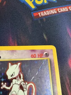 Pokemon TCG Mewtwo Base Set Holo Rare Card 10/102 LP NM Condition Very Clean - Image 4