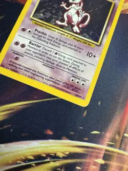 Pokemon TCG Mewtwo Base Set Holo Rare Card 10/102 LP NM Condition Very Clean - Image 5