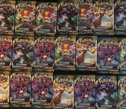 Pokemon TCG: Sword & Shield Darkness Ablaze 32 Booster Pack LOT Sealed 820650807121 - Image 1
