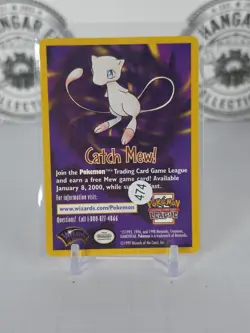1999 WORC “Catch Mew” Promo Pokemon Card Pokemon Movie - Image 4