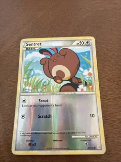 Sentret 80/123 Reverse Holo HeartGold SoulSilver Pokemon Card - Image 1