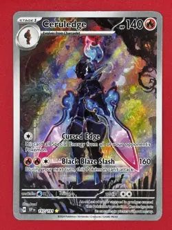Pokemon Ceruledge 197/191 Sv08 Surging Sparks Illustration Rare Holo Card 2024 - Image 1