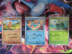Pokemon 151 Best Buy Bulbasaur GameStop Charmander Pokemon Center Squirtle Promo - Image 1