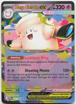 Mega Clefable ex 031/088 Double Rare Perfect Order Pokemon Near Mint - Image 1