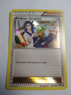 Pokemon Professor Sycamore 107a/122 Holo Deck Promo - Image 1