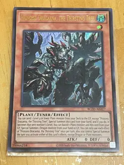 Yugioh Asian English BLZD-AE027 Princess Dracaena, the Thirsting Tree Ultra rare - Image 1