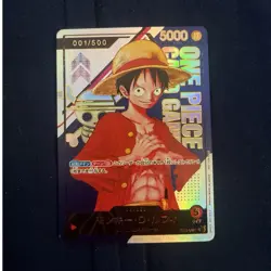 Bandai One Piece Card Game Monkey D. Luffy Leader Foil Promo ST01-C01 Japanese - Image 1