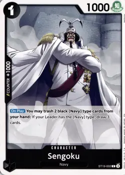 Sengoku C Starter Deck 19: BLACK Smoker ST19-002 One Piece TCG - Image 1
