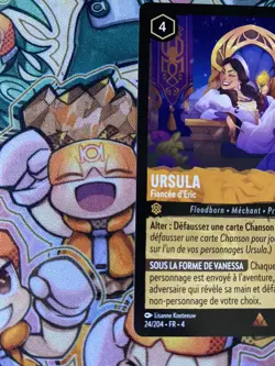 Carte Lorcana Disney TCG Ursula 24/204 Rare Chapitre 4 FR Neuf - Image 3