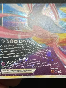 Darkrai & Cresselia Legend (Bottom) 100/102 Triumphant Holo Lightly Played LP - Image 4
