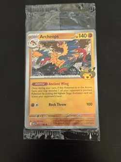 Pokemon Archeops Card Fossil Museum Promo Sealed Field Museum Chicago - Image 1