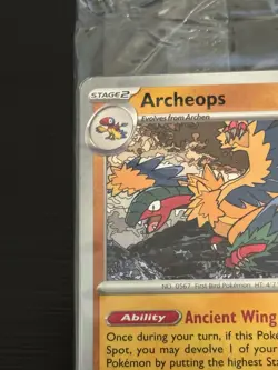 Pokemon Archeops Card Fossil Museum Promo Sealed Field Museum Chicago - Image 2