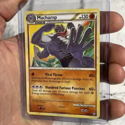 POKEMON CARD - Machamp Non Holo Rare - Triumphant - 26/102 LP+ Nintendo Pokemon - Image 2