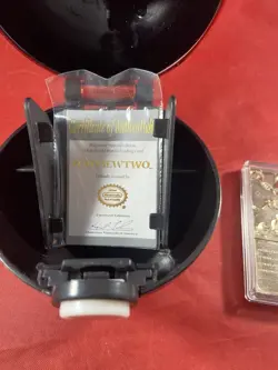 1999 Burger King Pokemon Gold Cards Mewtwo #150 23k Gold-Plated With COA - Image 4