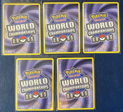 World Championships 2005 - Vintage 5 Card LOT Pokemon, Trainer, Energy LP-HP - Image 2