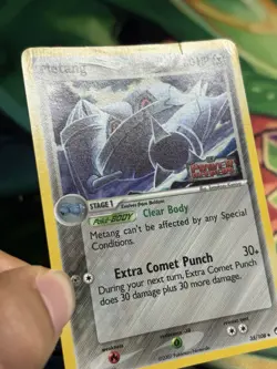 Metang 35/108 Pokemon Ex Power Keepers Reverse Holo Stamped Pokemon Card MP - Image 3