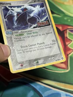 Metang 35/108 Pokemon Ex Power Keepers Reverse Holo Stamped Pokemon Card MP - Image 4
