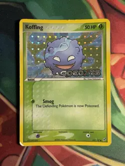 Koffing 62/107 Ex Deoxys Reverse Holo Foil Stamped 2005 Pokemon Card LP MP - Image 2