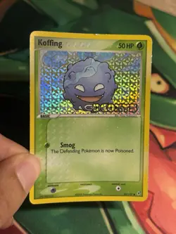 Koffing 62/107 Ex Deoxys Reverse Holo Foil Stamped 2005 Pokemon Card LP MP - Image 3